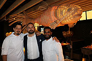 Izakaya München Küchenchef Küchenchef Joaquin Santos, Izakaya Geschäftsführer Jürgen HabereHari Shetty (Izakaya Chefkoch international)
